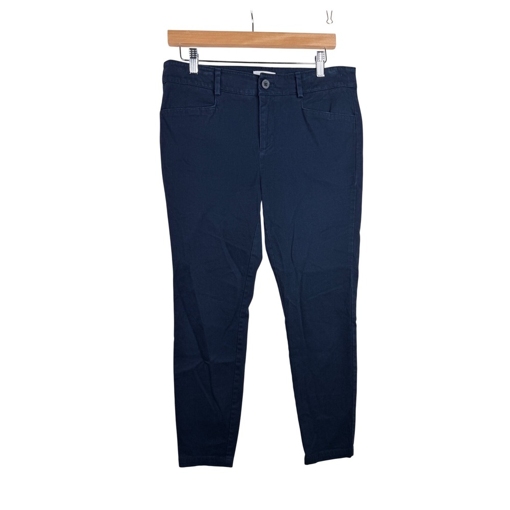 LOFT Curvy Ankle Jeans size 8 Petite Dark Wash Blue
